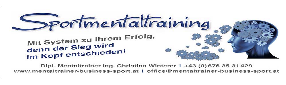 Mentaltraining Sportschützen Österreich/Wien & Deutschland/Bayern LOGO Ing. Christian Winterer Dipl. Oberösterreich Salzburg 1000 × 300